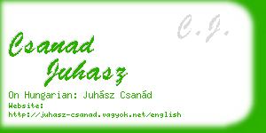csanad juhasz business card