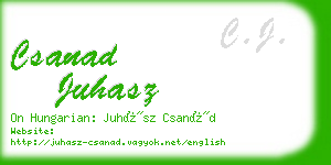 csanad juhasz business card